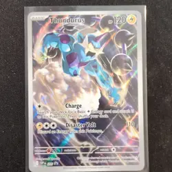 Pokemon Thundurus Promo Holo SVP Black Star 120 HP 209 Basic Disaster Volt - Image 1