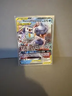 Pokemon TCG Blastoise & Piplup GX Tag Team Cosmic Eclipse 38/236 - Image 2