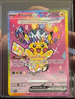 Pokemon Pikachu Ex 277/217 ascended hero’s - Image 1