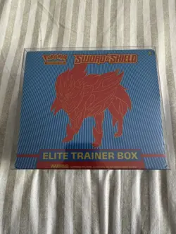 Pokemon Sword and Shield Base Set ETB Elite Trainer Box - Factory Sealed - Image 1