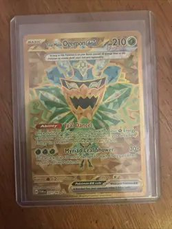 Pokemon TCG Twilight Masquerade Teal Mask Ogerpon Ex Full Art Gold Hyper Rare - Image 1