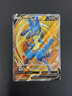Lucario V SWSH213 Black Star Promo Pokemon TCG NM - Image 1