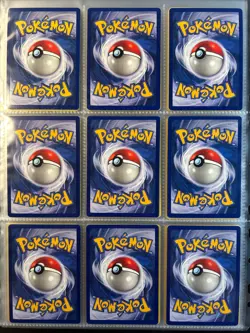 1st Edition Shadowless Base Set Complete Non-Holo Set 17-102 Pokemon Cards - Image 5