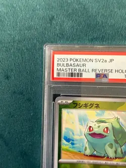 PSA 10 Pokemon Card Bulbasaur Master Ball Mirror 001/165 SV2a Japanese TCG - Image 3