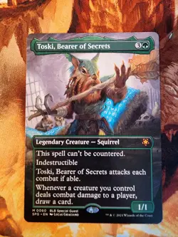 MTG Magic the Gathering Toski, Bearer of Secrets Special Guests Mythic NM - Image 1