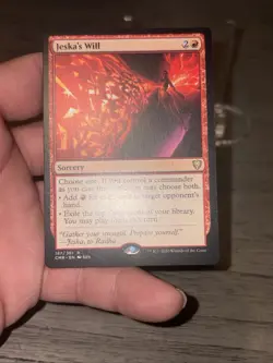 Wizards Jeska's Will Commander Legends Sorcery Rare Red - Image 5