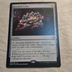 Jeweled Lotus x 1- MTG - NM+ - CMR 319/361 - Mythic Rare Artifact - Never Played - Image 3