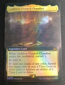 MTG Doctor Who - Gallifrey Council Chamber - Foil Extended Art Star Trek - Image 1