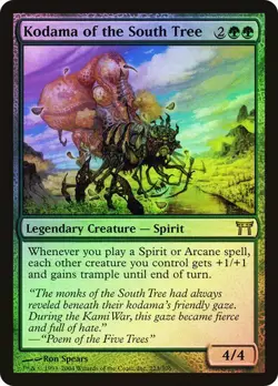 MTG - Champions of Kamigawa FOIL Kodama of the South Tree! SP Cond! SHIPS FREE! - Image 1
