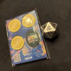 Ninja Turtles Treasure Pack D20 Spindown Life Counters/Acrylic Tokens - TMNT MTG - Image 2