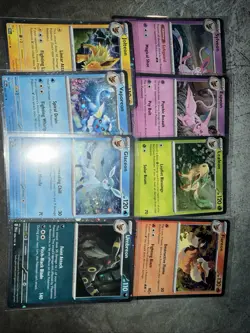 Pokemon Prismatic Evolutions Eeveelution Cosmo Holo Costco Promo NM Full Set - Image 1
