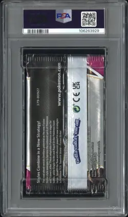 PSA 10 2021 POKEMON INT'L SWORD & SHIELD FUSION STRIKE FOIL PACK FOIL FUN PACK - Image 2