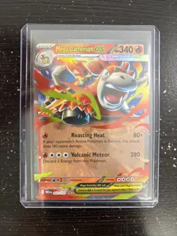 Pokemon TCG Mega Evolution Mega Camerupt Ex 022/132 Double Rare Holo NM - Image 1