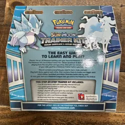 2018 Pokemon TCG Sun & Moon Trainer Kit Alolan Sandslash / Ninetales HOLO Sealed - Image 2