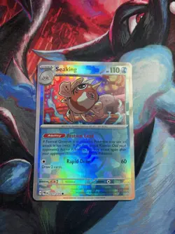 Pokemon TCG Seaking Master Ball Pattern 021/131 SV Prismatic Evolutions NM - Image 1