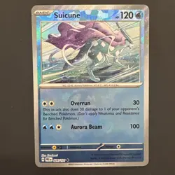 Suicune (Master Ball Pattern) SV: Prismatic Evolutions (PRE) 024/131 Holofoil... - Image 1
