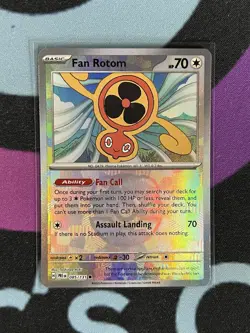 Pokemon TCG Fan Rotom Master Ball Pattern 085/131 Prismatic Evolutions Holo NM - Image 1