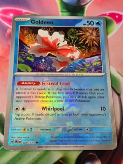 Pokemon TCG Goldeen Master Ball Pattern Reverse Holo 020/131 NM - Image 1