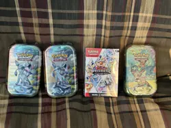 Pokemon TCG: Prismatic Evolutions LOT - Booster Bundle & 3 Mini Tins - *SEALED* - Image 1