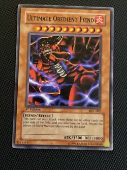 Yugioh: Ultimate Obedient Fiend - MFC-082 - Common - 1st Edition - LP - Image 1