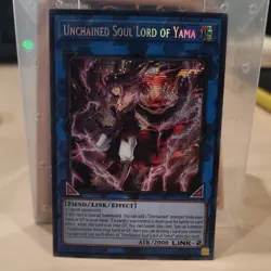 Konami Yu-Gi-Oh! Unchained Soul Lord of Yama MP24-EN101 1st Ed Holo - Image 1