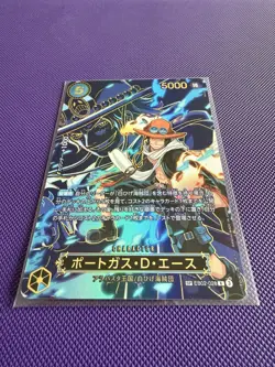 One Piece Japanese OP13 Carrying On His Will EB02-028 Portgas D Ace Special SP - Image 2