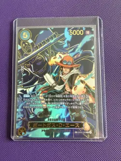 One Piece Japanese OP13 Carrying On His Will EB02-028 Portgas D Ace Special SP - Image 3