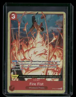 Fire Fist (Alternate Art) OP03-018 - Pillars of Strength One Piece TCG - NM/M - Image 1