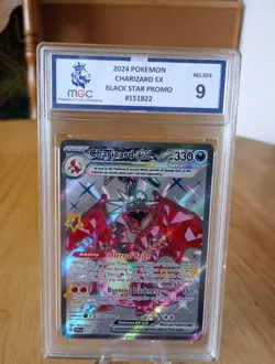 Pokemon TCG Card Charizard ex SVP074 Paldean Fates Black Star Promo - Image 1