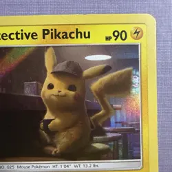 Detective Pikachu SM190 Holo - Pokemon Card - Played - Image 3