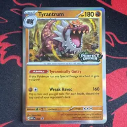 Tyrantrum MEP 066 Perfect Order Stamped Prerelease Pokemon TCG MEP 066 - Image 1
