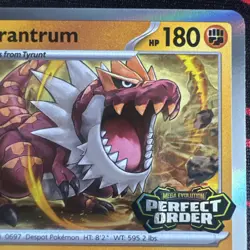 Tyrantrum MEP 066 Perfect Order Stamped Prerelease Pokemon TCG MEP 066 - Image 3