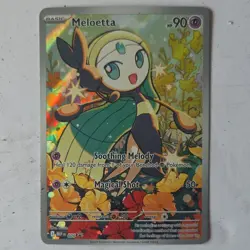Pokemon Meloetta 026 Me: Mega Evolution Promo Basic Holo Illustration Rare - Image 1