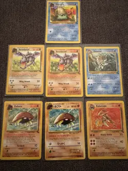 Pokemon TCG Aerodactyl Holo Fossil Set!! NM!! 1/62 - Image 1