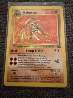 Pokemon TCG Aerodactyl Holo Fossil Set!! NM!! 1/62 - Image 3