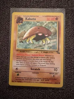 Pokemon TCG Aerodactyl Holo Fossil Set!! NM!! 1/62 - Image 5