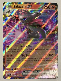 Pokemon TCG: Salazzle ex 016/088 2026 Mega Evolution—Perfect Order ME03:POR RR - Image 2