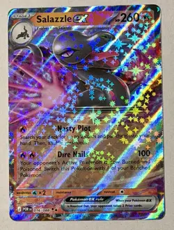 Pokemon TCG: Salazzle ex 016/088 2026 Mega Evolution—Perfect Order ME03:POR RR - Image 3