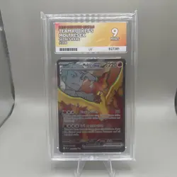 Pokemon TCG Destined Rivals Team Rocket's Moltres EX 208/182 Ultra Rare Ace 9 - Image 1
