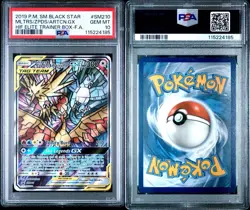 Pokemon TCG Moltres & Zapdos & Articuno GX Black Star Promo Holo PSA 10 #SM210 - Image 5
