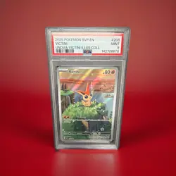 Victini 208 Illustration Rare Pokemon Unova Illustation Collection PSA 9 MINT - Image 1