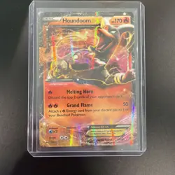Pokemon TCG Houndoom EX Holo XY Breakthrough 21/162 - Image 1