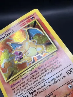 Charizard 4/102 Base Set Holo WoTc Pokemon - Image 3