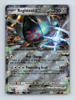 Registeel ex 145/217 Double Rare ME: Ascended Heroes Pokemon Holo Near Mint - Image 1