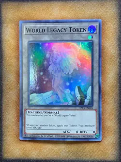 Yugioh World Legacy Token OP15-EN026 Super Rare NM - Image 1