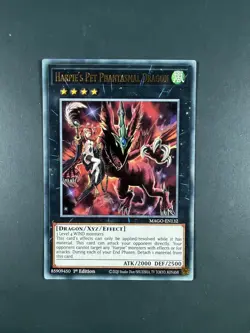Yugioh - Harpie’s Pet Phantasmal Dragon - Gold Rare - MAGO - 1st - Image 1