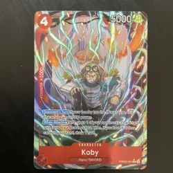 Koby Alternate Art PRB02-001 Rare Foil Character One Piece Namco 5000/4 - Image 1