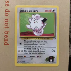 Pokemon TCG Erika's Clefairy 25/132 Gym Heroes Non-Holo Rare Card - HP (1) - Image 1