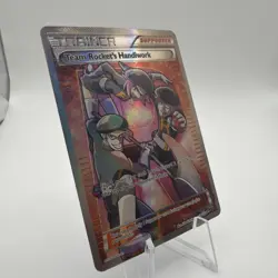 Team Rocket’s Handiwork 124/124 Full Art Trainer XY Fates Collide Pokemon Card - Image 2