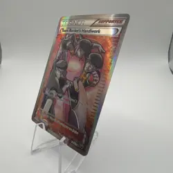 Team Rocket’s Handiwork 124/124 Full Art Trainer XY Fates Collide Pokemon Card - Image 3